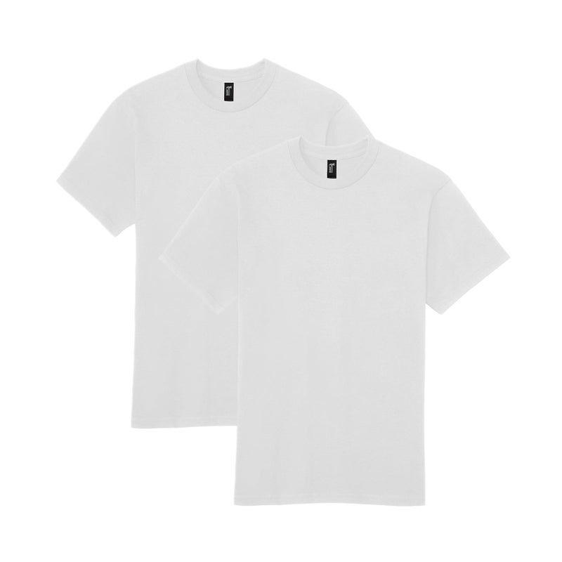 Gildan Hammer Adult T-Shirt, 2-Pack, 3X-Large, White - Image 1